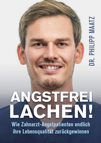 Buchcover „Angstfrei lachen“ von Dr. Philipp Maatz