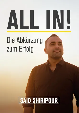 Buchcover „All in“ von Said Shiripour